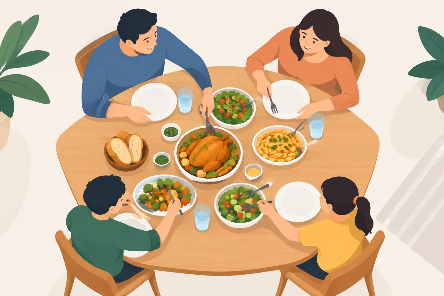7 Family Sharing Menu Examples for Every Table