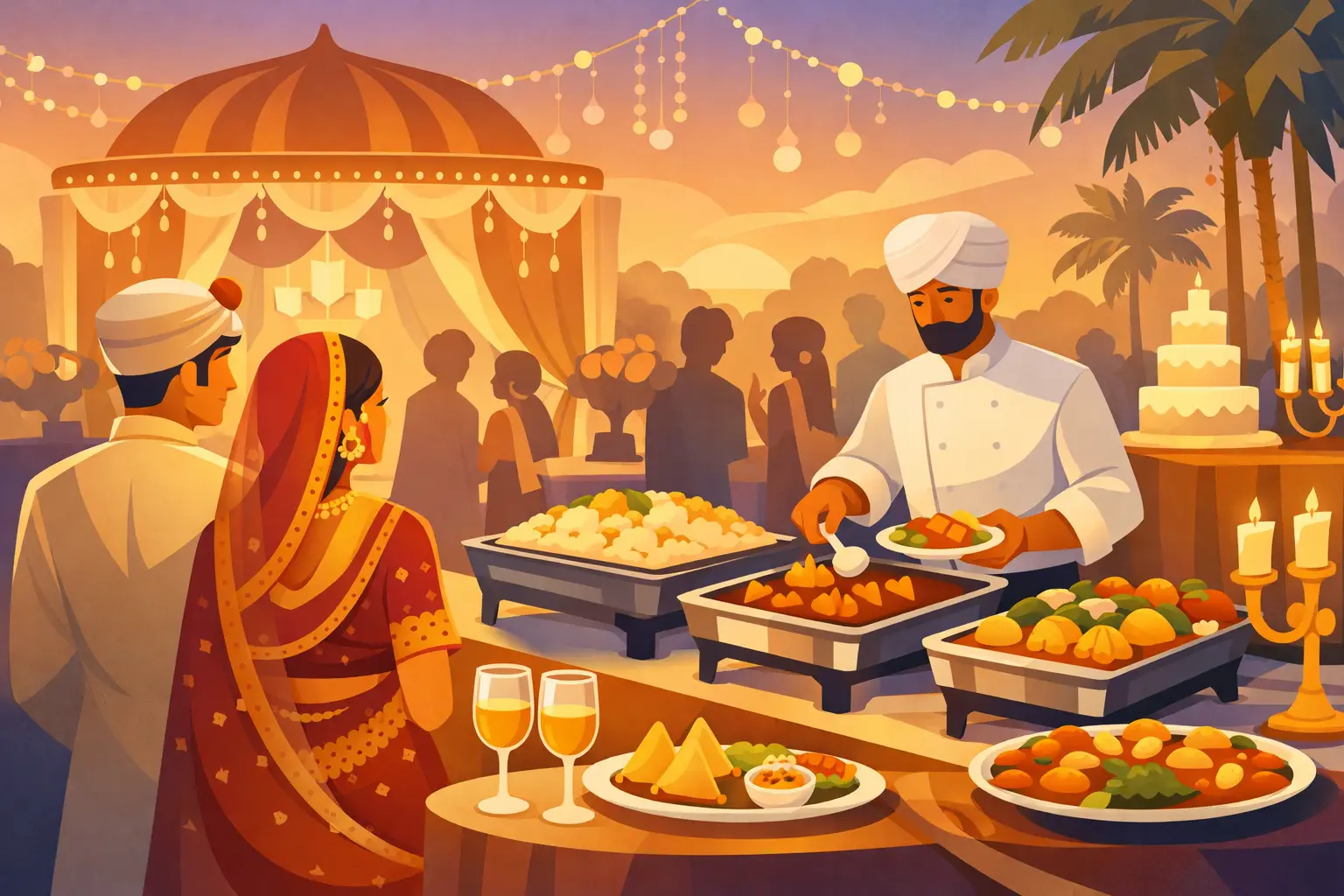 Indian Wedding Reception Catering That Feels Grand